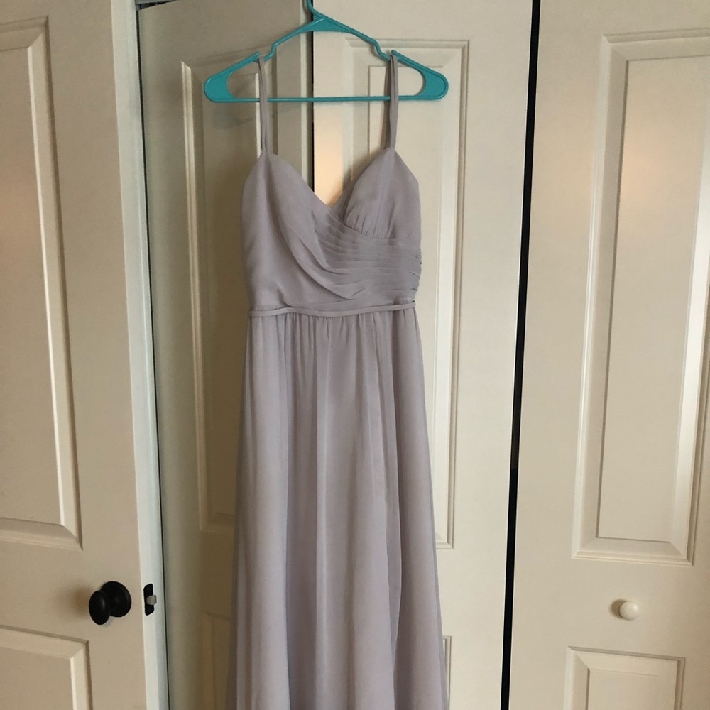 Alfred Angelo Gray Bridesmaids Dress